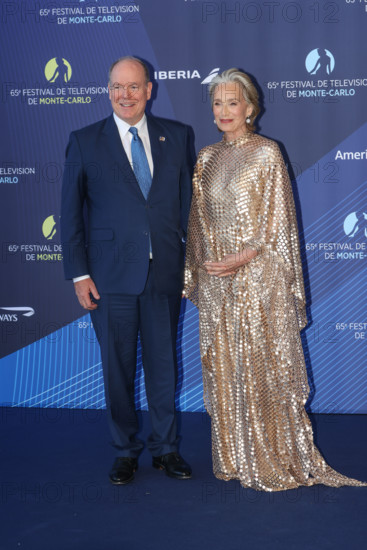 Prince Albert II of Monaco and Kristin Scott Thomas