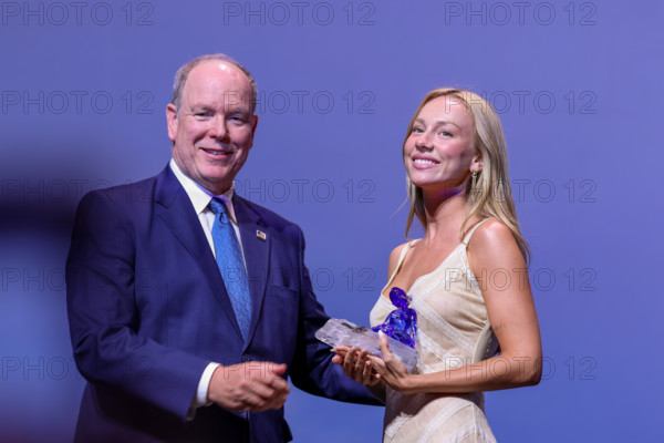 Prince Albert II of Monaco and Ester Expósito