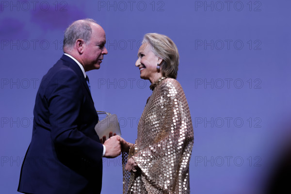 Prince Albert II of Monaco and Kristin Scott Thomas