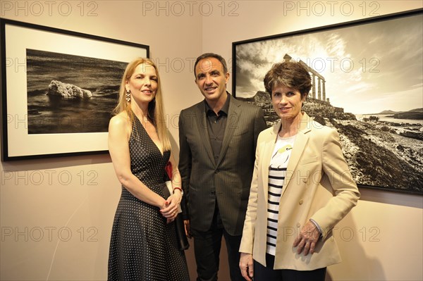 Aspasia Leventis, Nikos Aliagas and Valérie-Anne Giscard d'Estaing