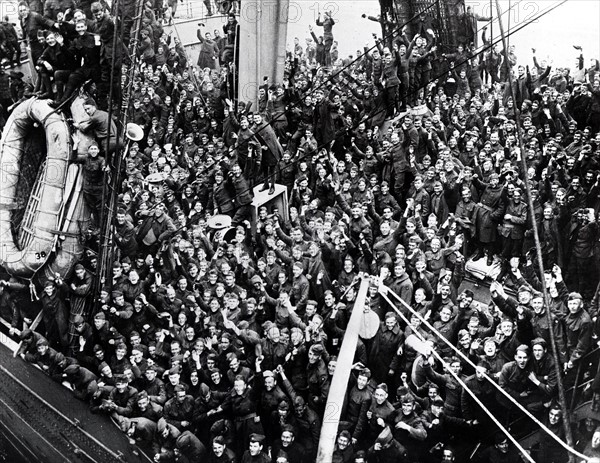 Boat "Mount Vernon" transporting troops in 1918