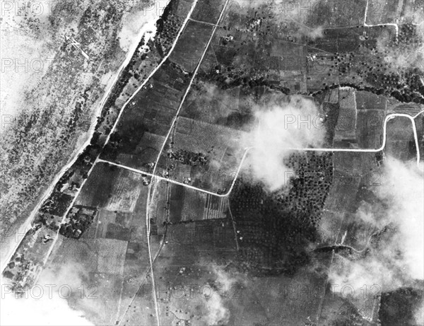 Bombardement de la plaine de Tanapag (ile de Saïpan)