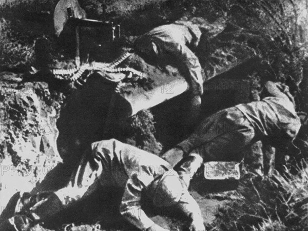 Corpses of Soviet soldiers in the ruins of Brest-Litovsk,1941