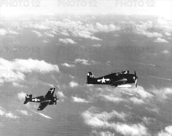 Grumman F6F-3 Hellcat in flight