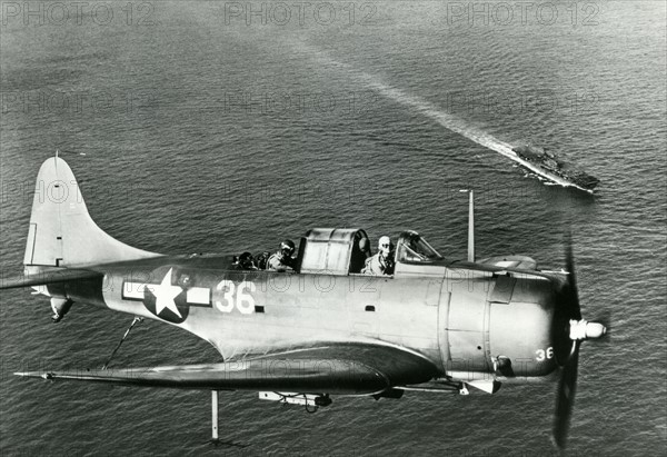 Douglas SBD-3 "Dauntless" divebomber, 1944-45.