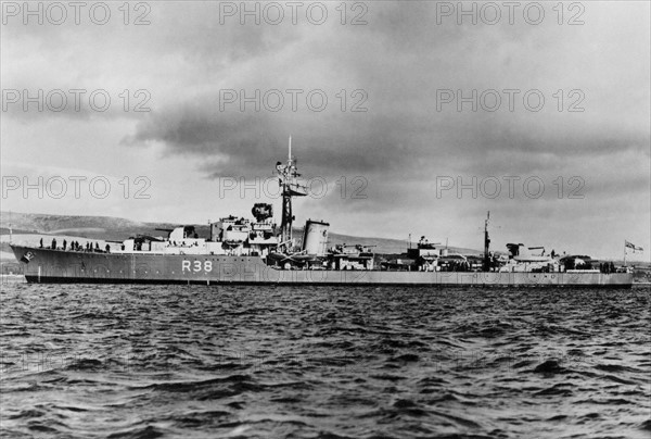 Destroyer britannique, IIème Guerre mondiale.