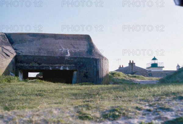 Atlantic Wall, German blockhaus, Normandy, 1943-44.