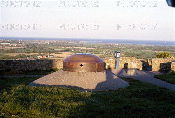 Atlantic Wall: German observatory, La Pernelle, (Normandy).