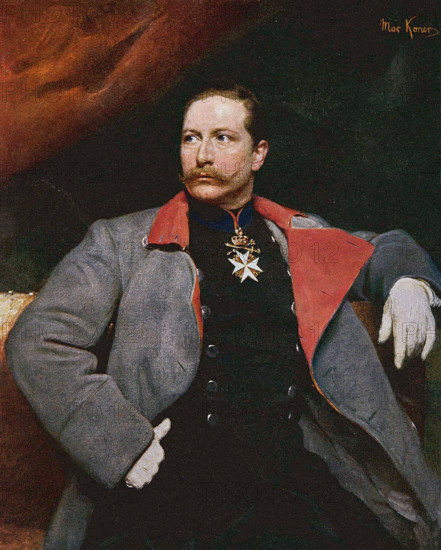 Portrait of the German Emperor Wilhelm II