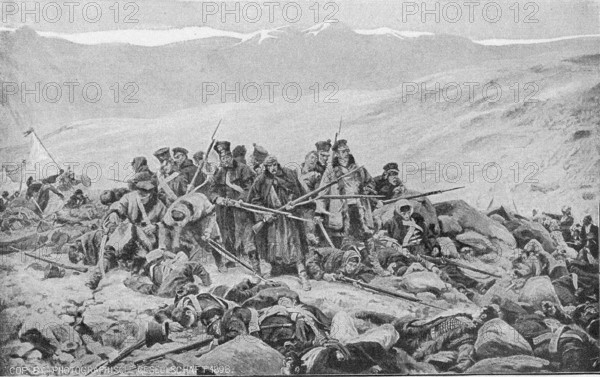 Extermination of the British 44th Regiment near Mundamund (Afghanistan)