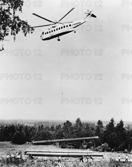 American Sikorsky S-61 helicopter