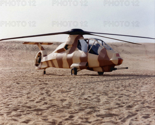 Model of the new American Sikorsky-Boeing "Comanche" attack helicopter