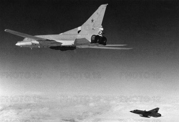 Russian Tupolev "Backfire" heavy strategic bomber