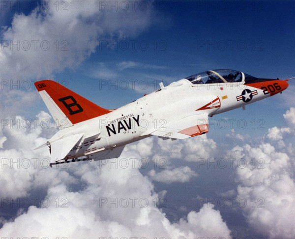 American McDonnell-Douglas T-45A Goshawk training plane