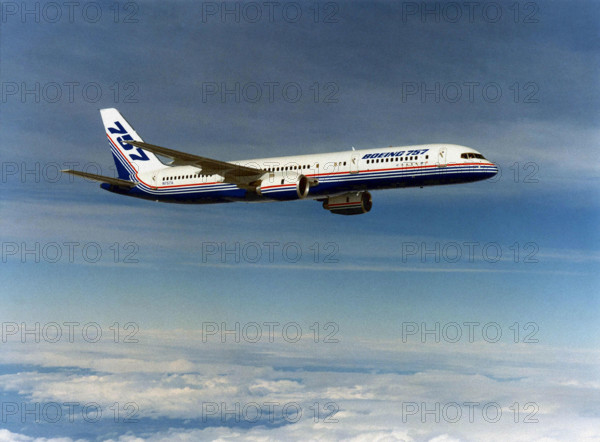 Prototype of the American Boeing B-757 passenger plane