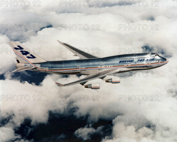 Prototype de l'avion de transport civil américain Boeing B-747