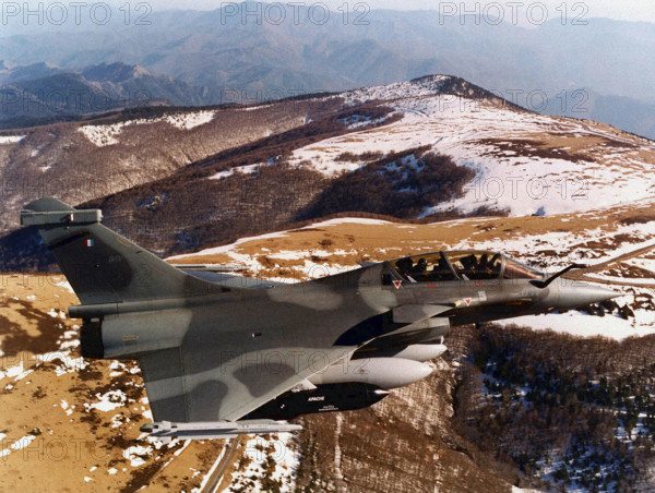 French Dassault Rafale B01 two-seat fighter-bomber