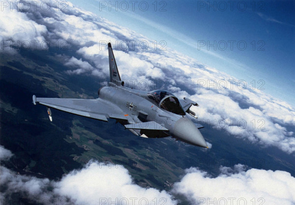 European Eurofighter fighter-bomber.