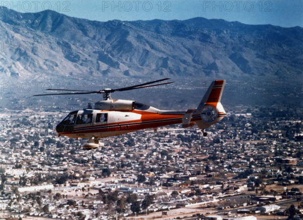 French Aérospatiale SA-360 Dauphin helicopter.