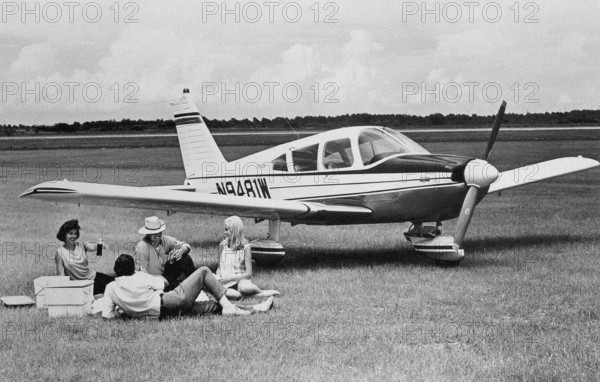 American Piper Cherokee 235D private plane.