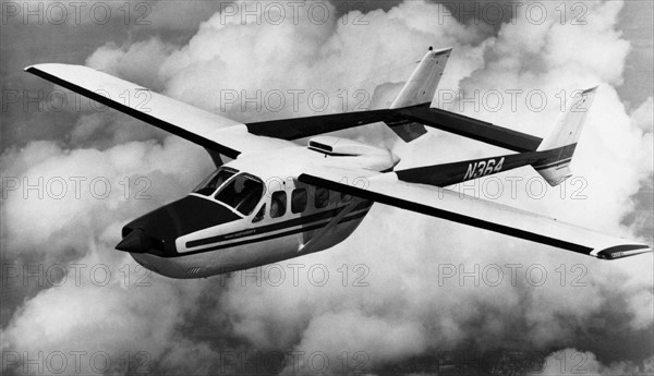 American Cessna Pressurized Skymaster private plane.