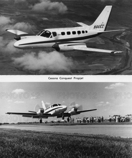 American Cessna Conquest Propjet.