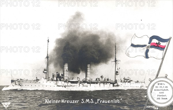 German light cruiser 'Frauenlob'