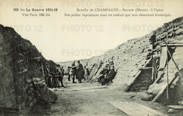 Préparation de l'offensive de Champagne, 1915