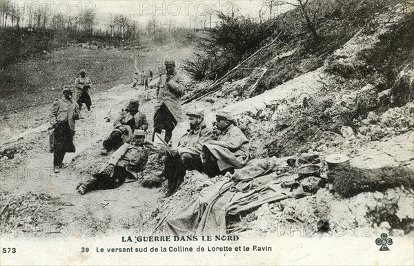 French soldiers during WWI, 1915