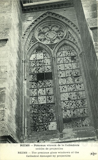 Ruins of the Reims cathedral