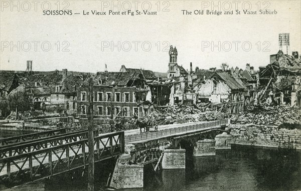 Ruins of the city of Soissons