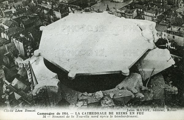 Ruins of the Reims cathedral