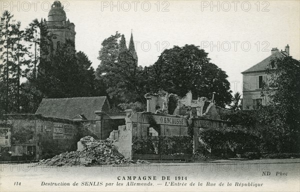 Ruins of the city of Senlis