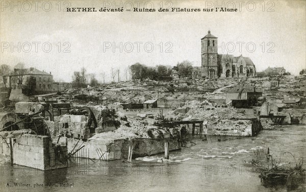 Ruines de la ville de Rethel