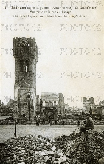 Ruines de la ville de Béthune