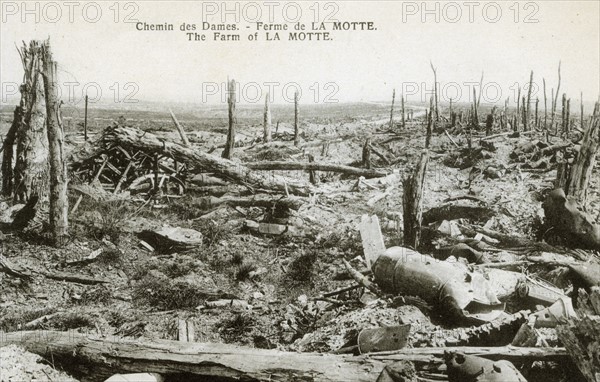 Ruins and desolation on the Chemin des Dames