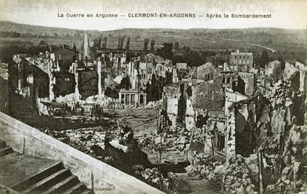 Ruines de la ville de Clermont-en-Argonne