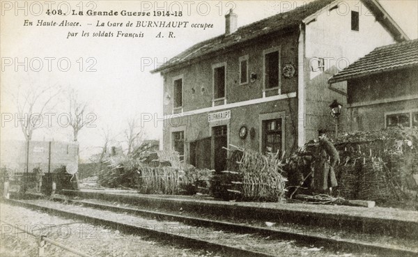 Réquisition de la gare de Burnhaupt en Alsace