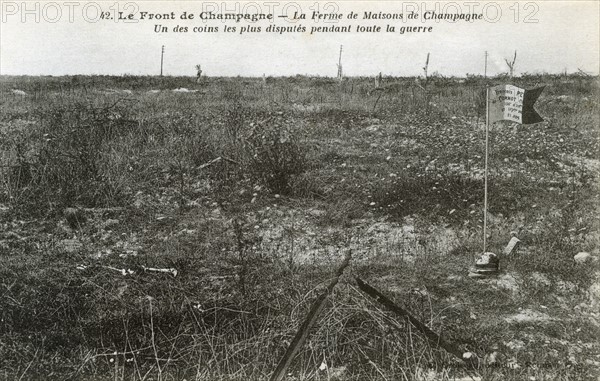 Le front de Champagne pendant la première guerre