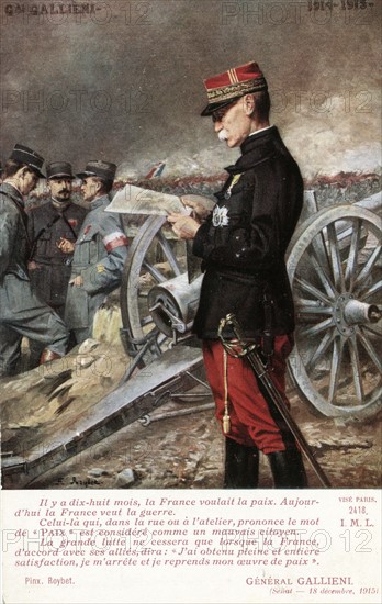 Le général Joseph Gallieni