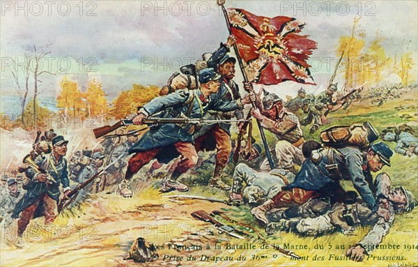 The First Battle of the Marne, 1914