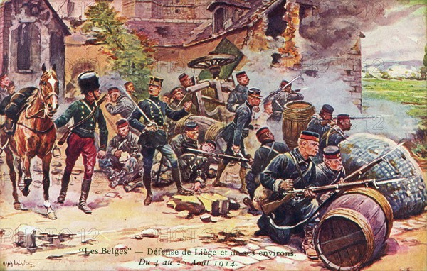 La bataille de Liège