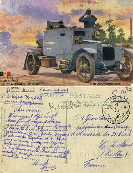 Belgian Auto-canons-mitrailleuse Minerva