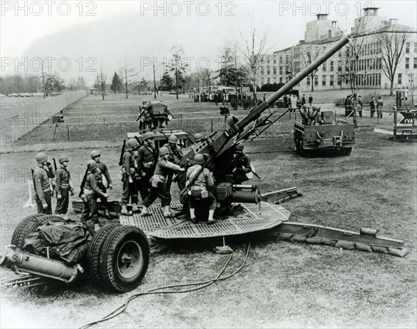 Test of the M-9 fire-control system, 1945