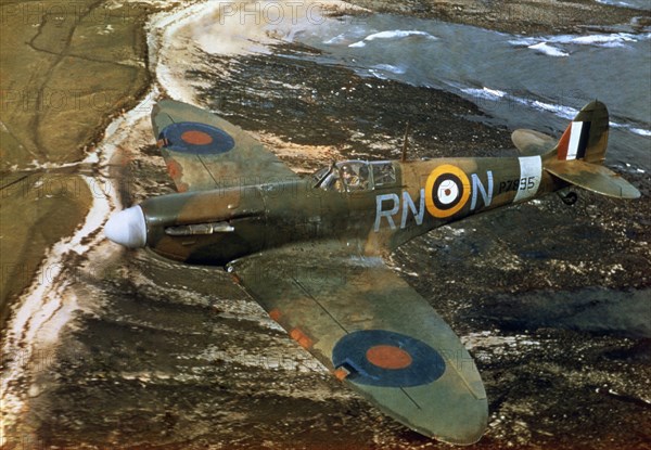 Supermarine Spitfire fighter plane, c.1950