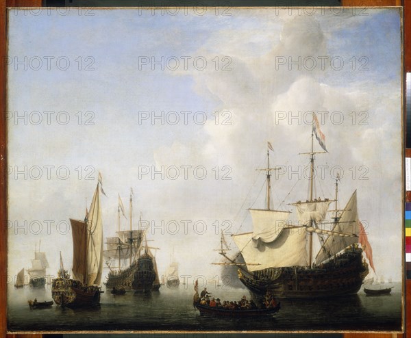 Vaisseau amiral hollandais, vers 1810