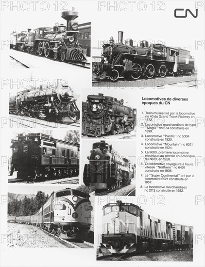 Canadian National Railway locomotives, 1982