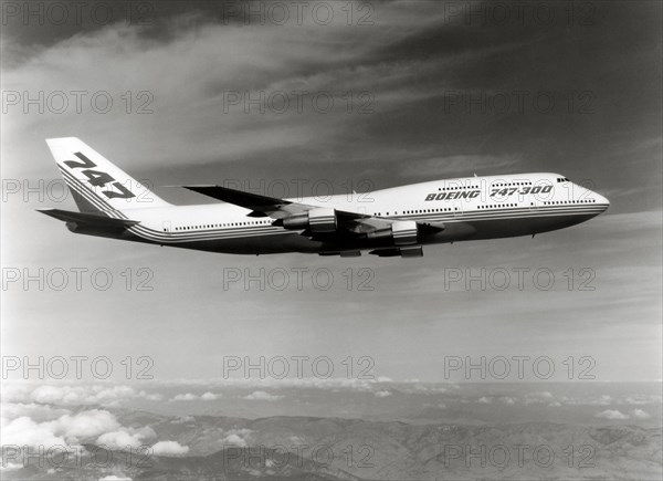 The 747-300M jet airliner