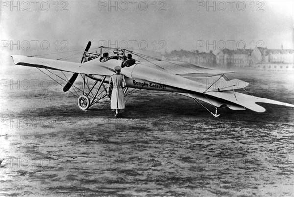 The military aeroplane 'Rumpler-Eindecker", 1912