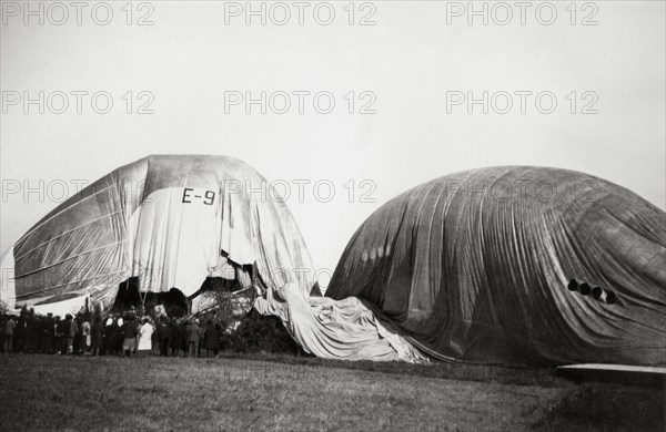 Accident du dirigeable E-9, en 1933